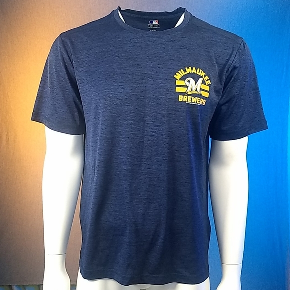 Brewers Logo tee size L Officially licensed ss tee - Picture 7 of 9